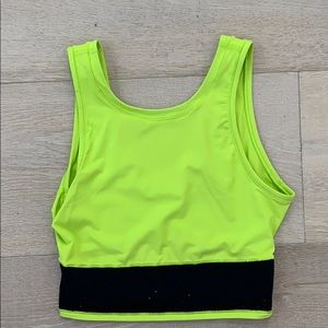 Lulu lemon Neon crop tank
